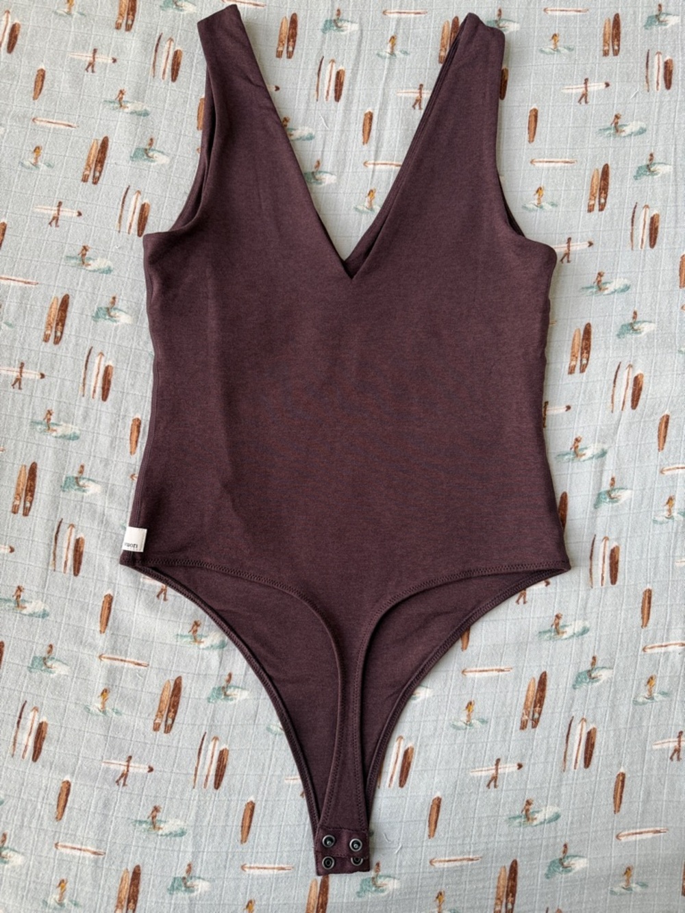 Vuori Halo Essential Bodysuit — Java Heather - Picture 5 of 8